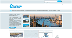 Desktop Screenshot of essentialtravelguide.com